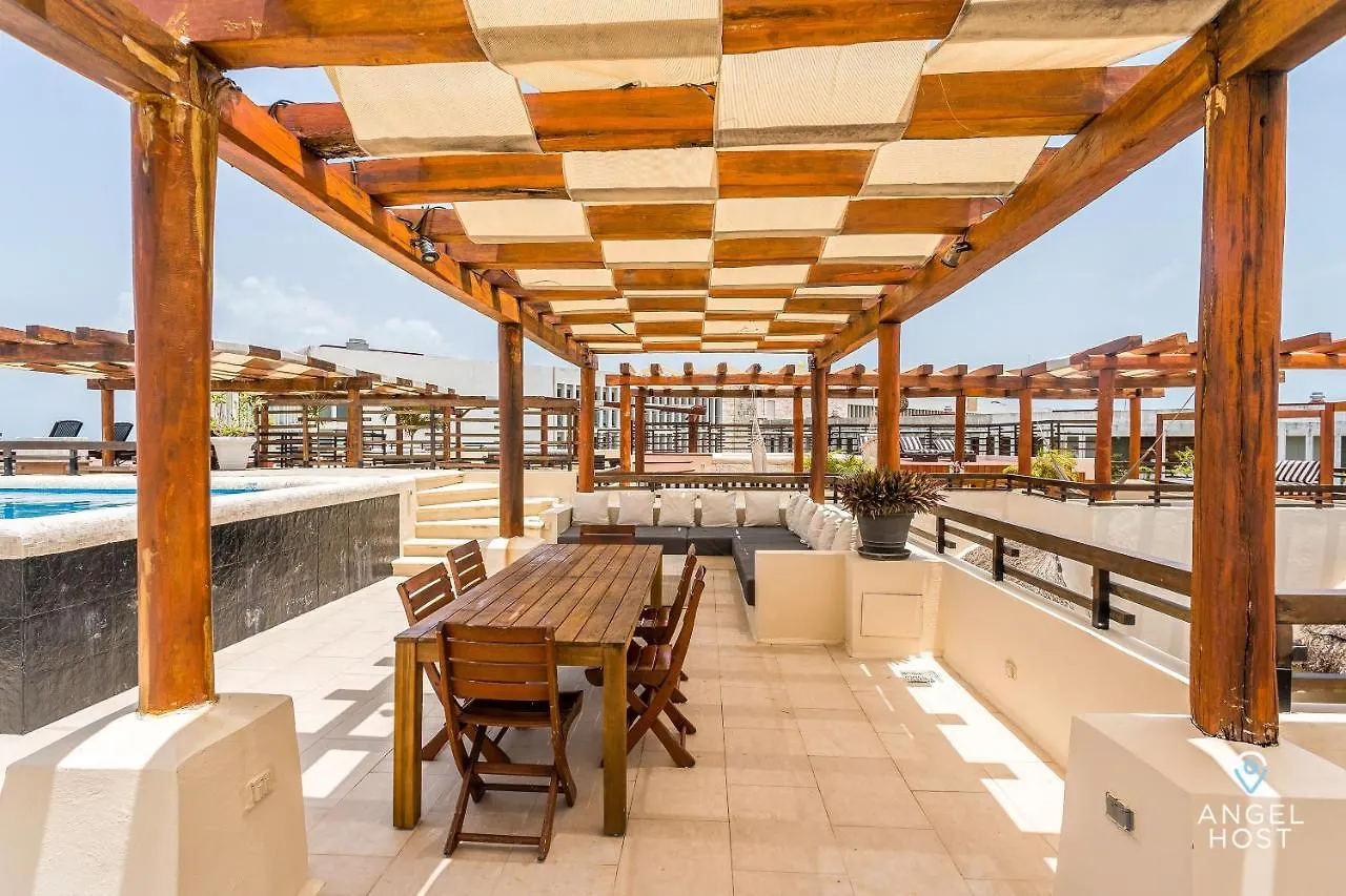 Magnificent Oceanview Rooftop Lounge With Plunge Pool Playa del Carmen